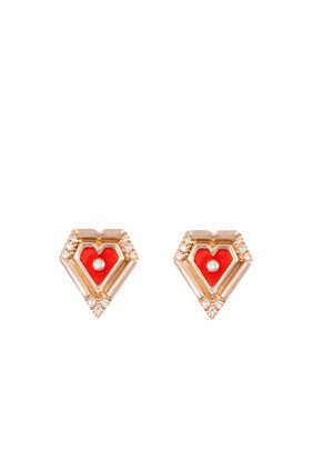 Mini Heart Studs